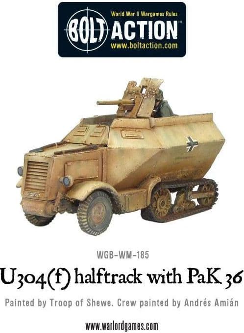 U304(f) halftrack with PaK 36 - Image 1