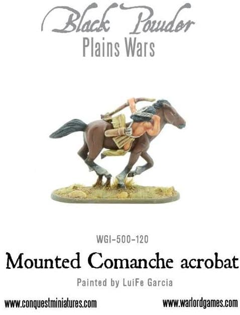 Mounted Comanche acrobat - Image 1
