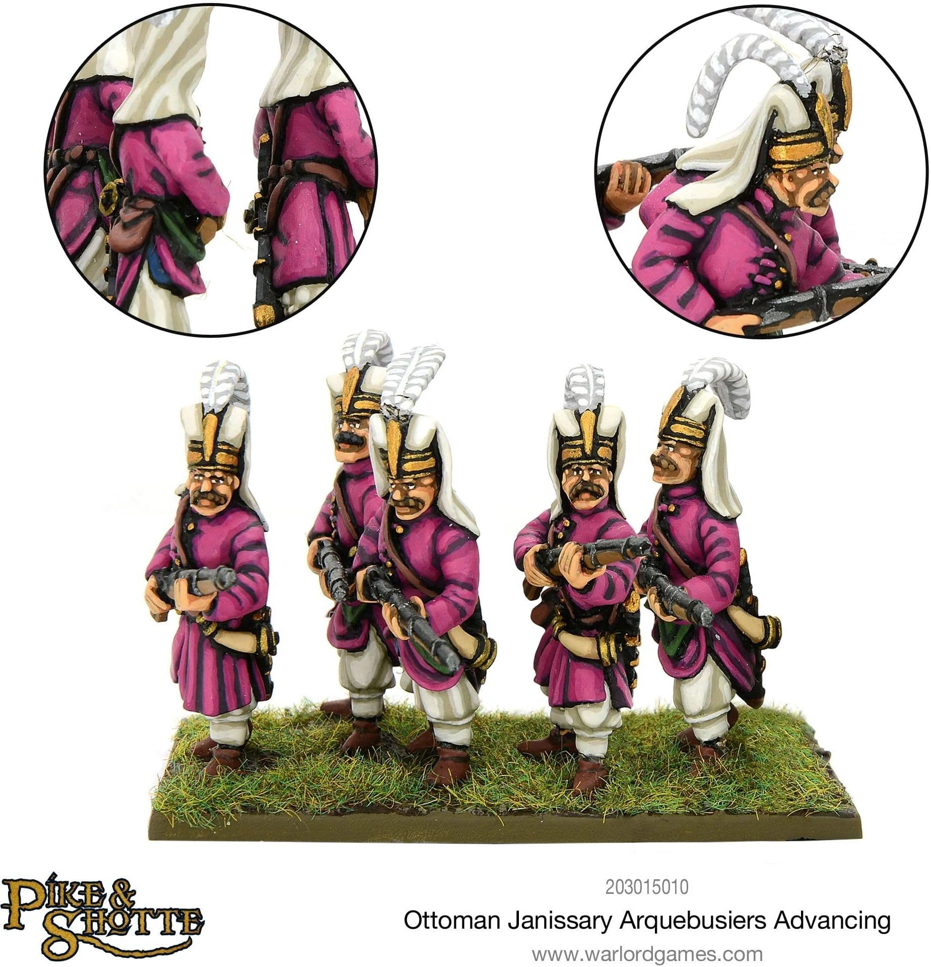 Ottoman Janissary Arquebusiers advancing