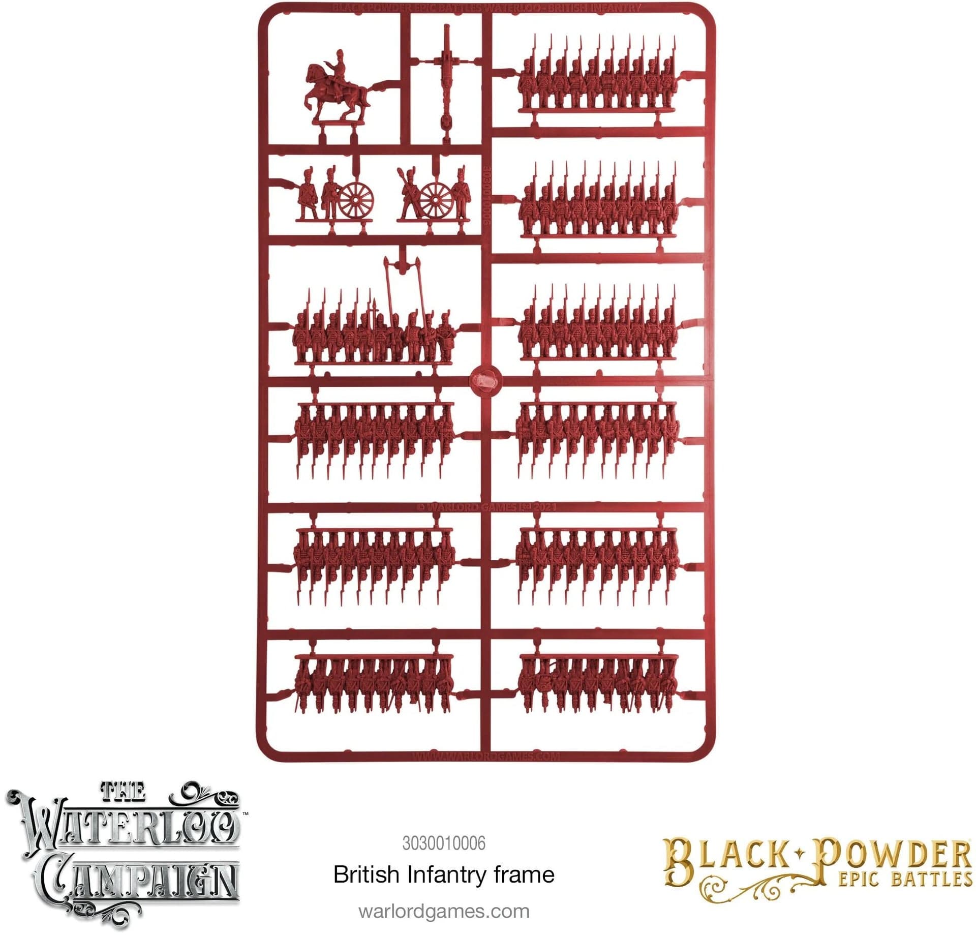 Epic Battles Waterloo -  British Infantry Sprue