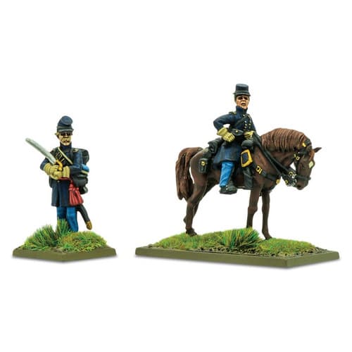 American Civil War: Union Officers Standing A
