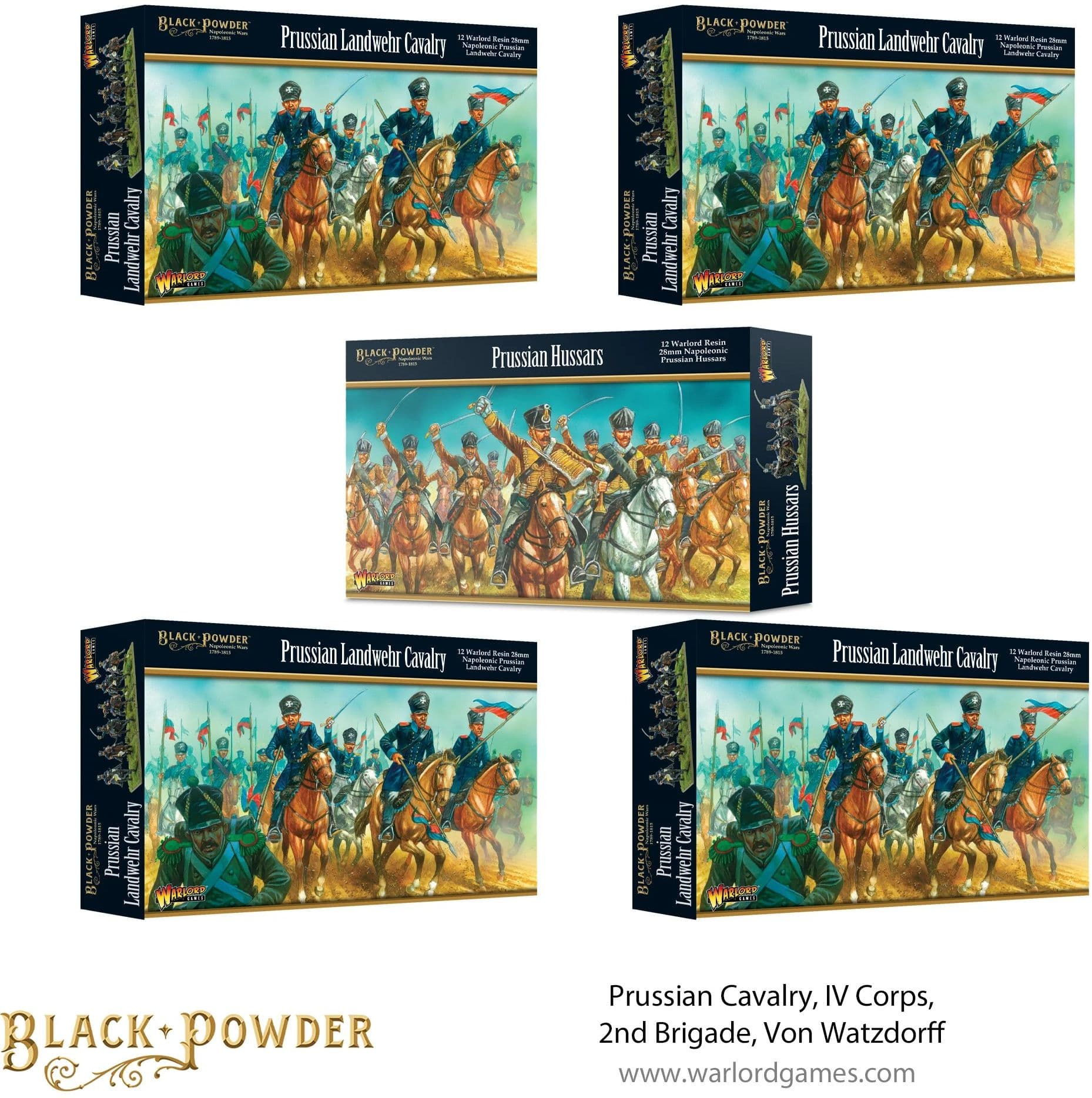 Prussian Cavalry, IV Corps, 2nd Brigade, Von Watzdorff