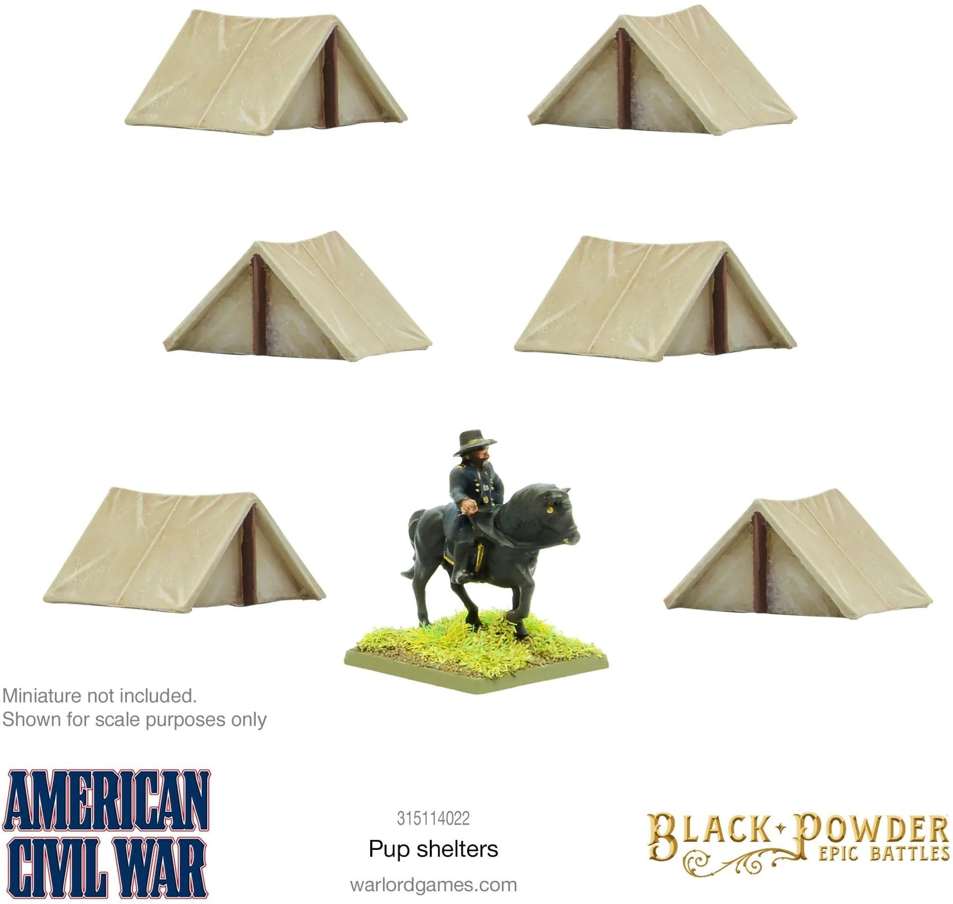 Black Powder Epic Battles: ACW Pup Shelters