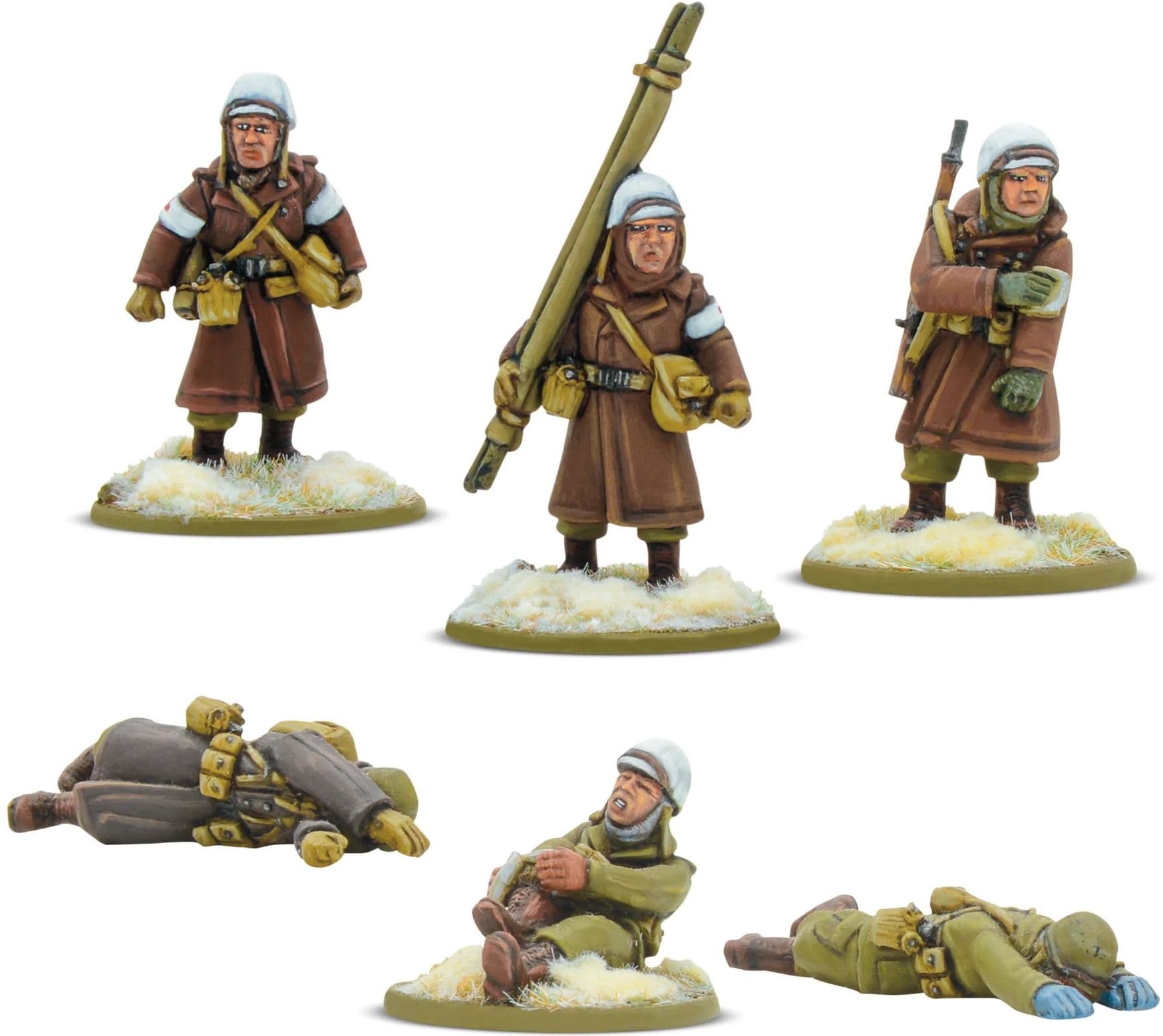 US Army (Winter) Stretcher Team & Casualties