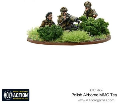 Polish Airborne MMG team