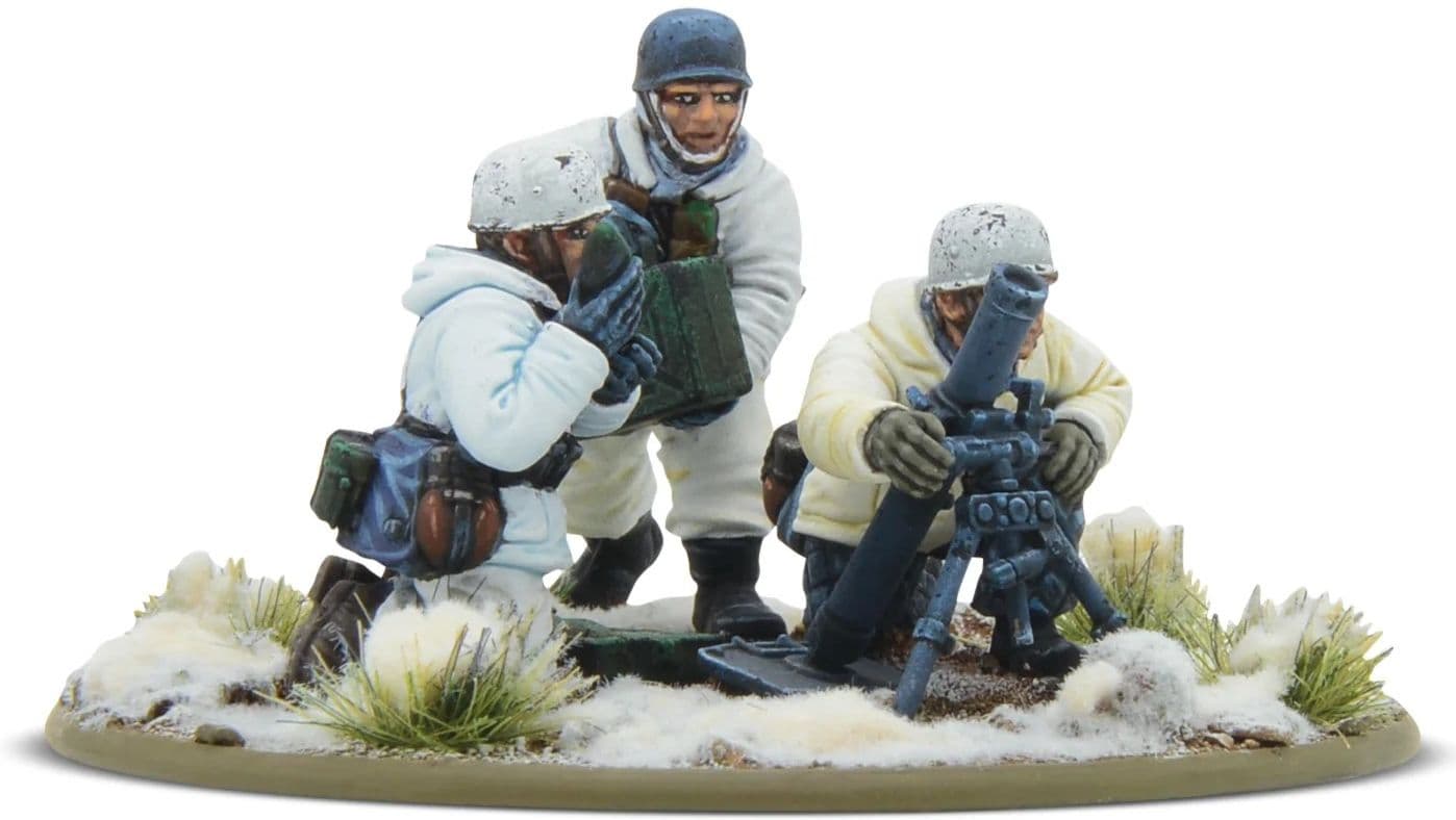Fallschirmjager (Winter) Medium Mortar Team