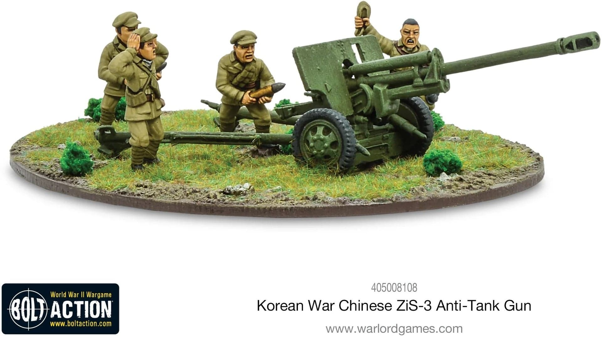Korean War: Chinese PVA ZIS-3 Anti-tank gun