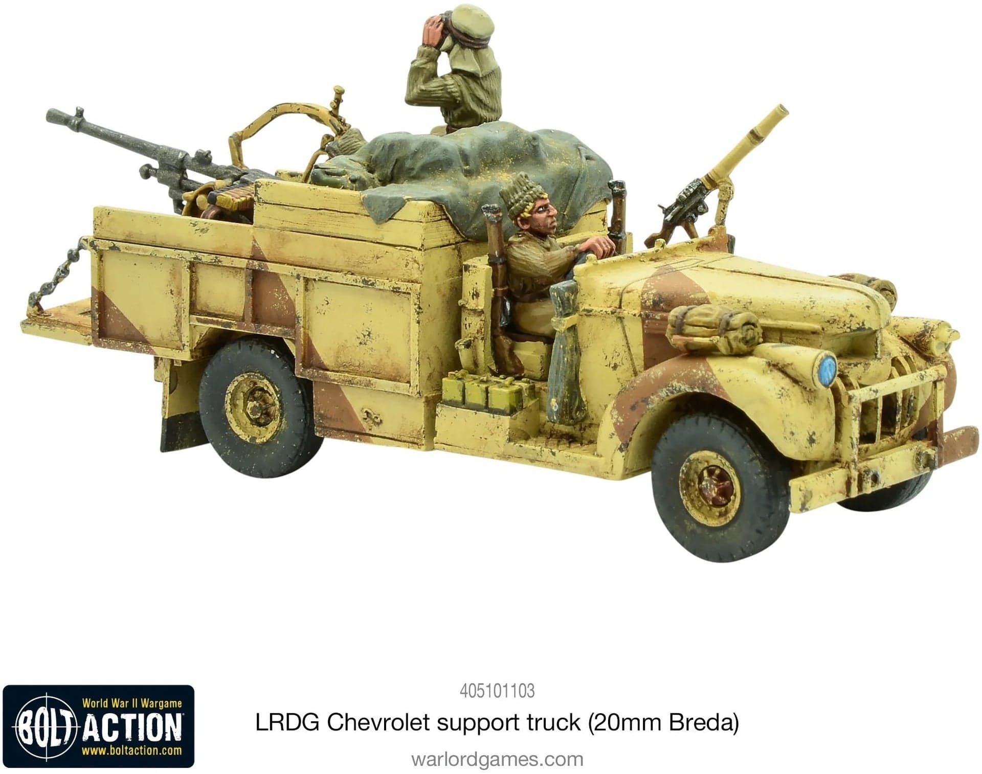 LRDG Chevrolet support truck (20mm Breda)