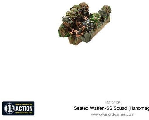 Seated Waffen-SS Squad (Hanomag)
