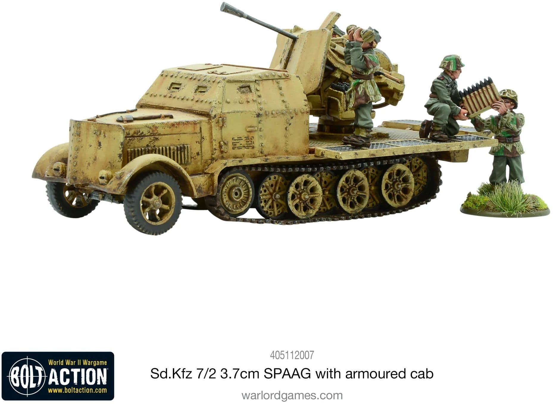 Sd.Kfz 7/2 3.7cm SPAAG with armoured cab