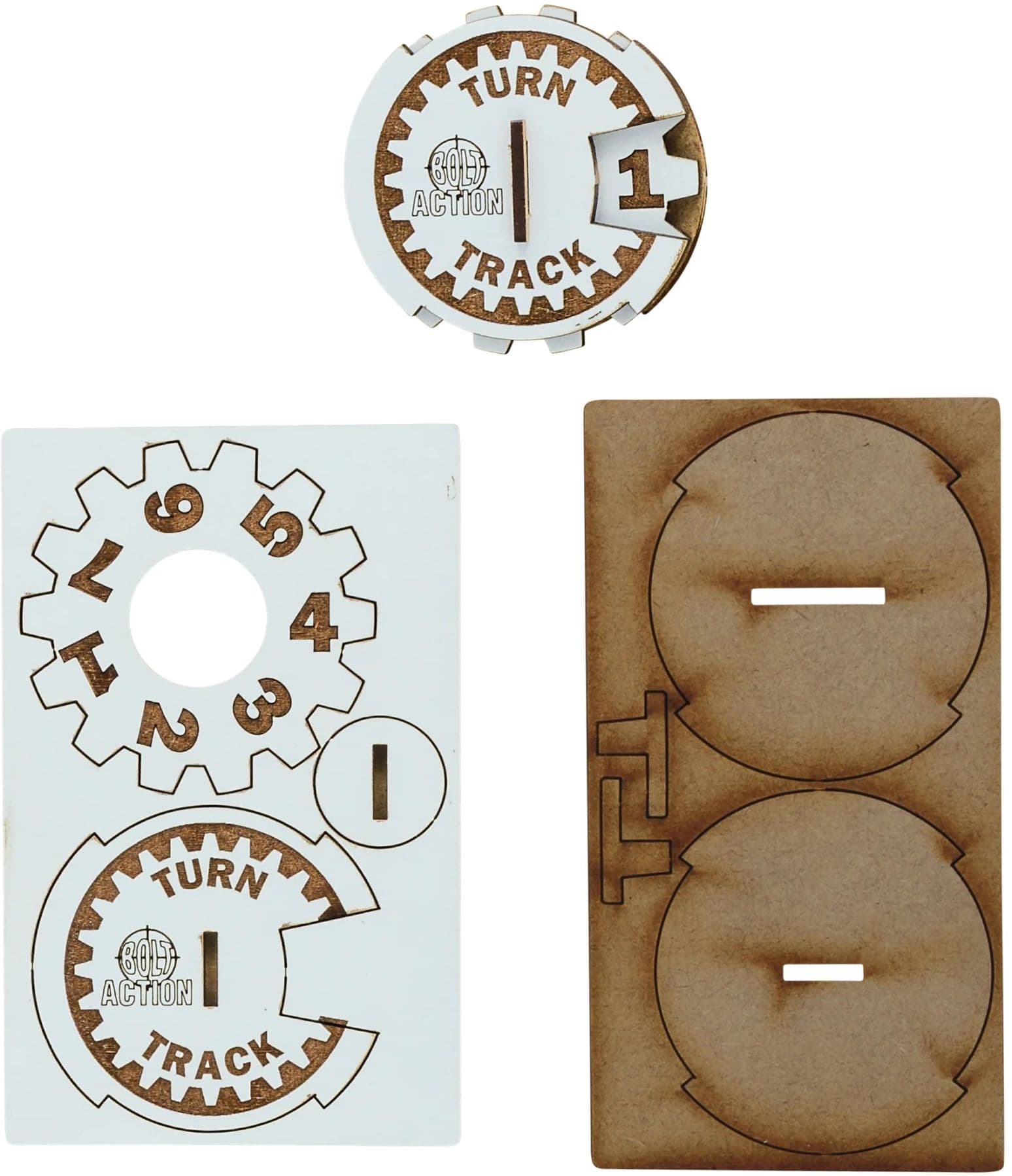 Bolt Action MDF Turn Marker