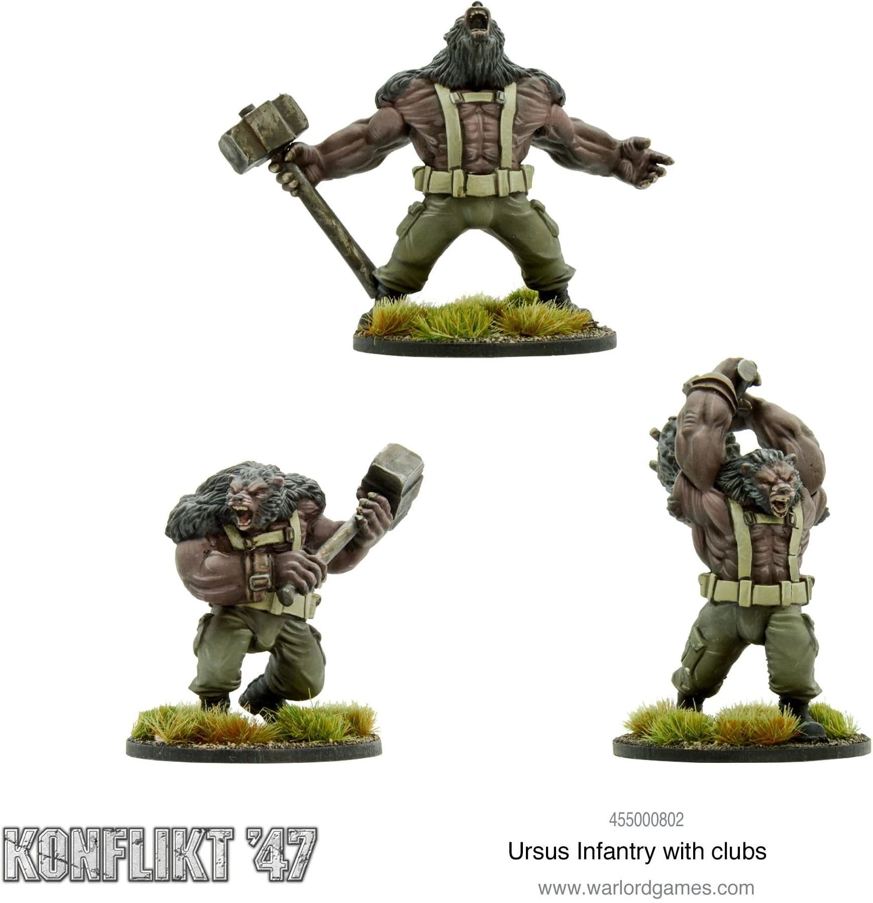 Ursus Infantry with clubs