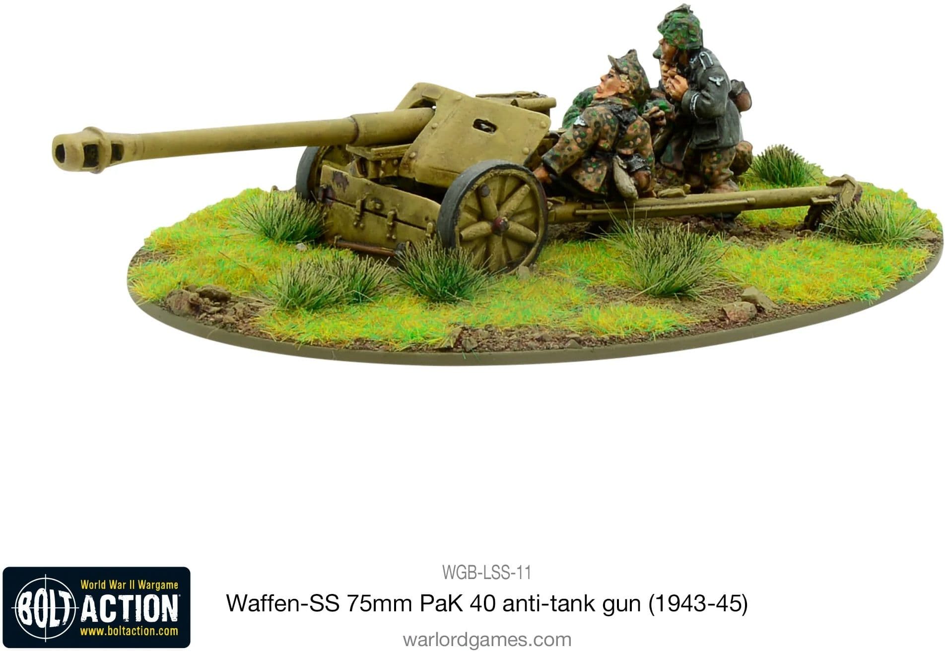 Waffen-SS 75mm PaK 40 anti-tank gun (1943-45)
