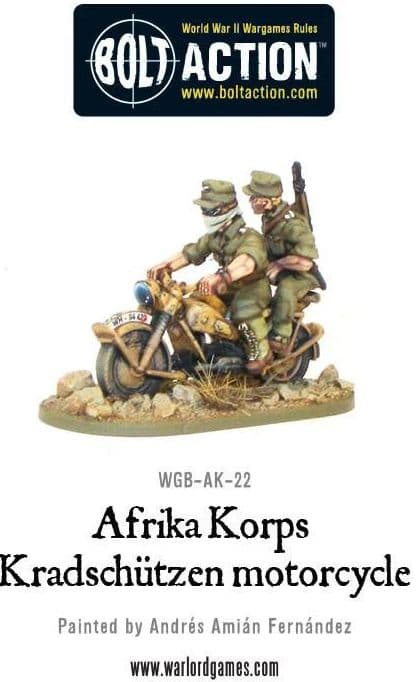 Afrika Korps Kradschutzen motorcycle