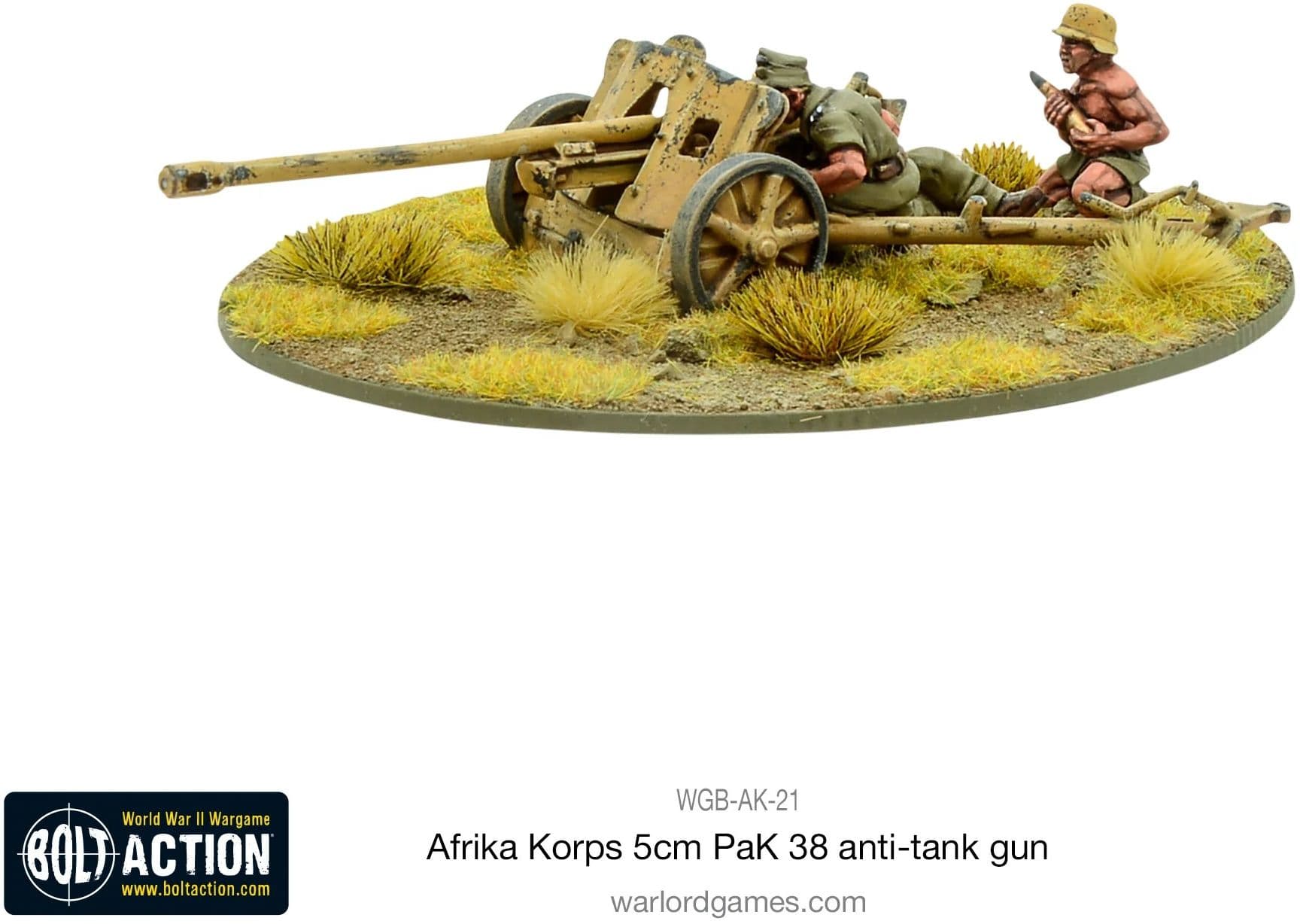 Afrika Korps 5cm PaK 38 anti-tank gun