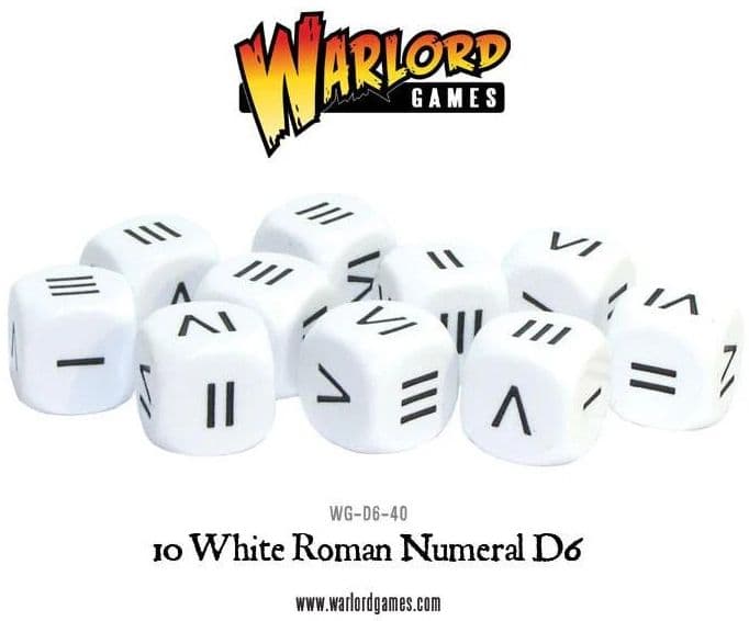 Roman Numeral dice