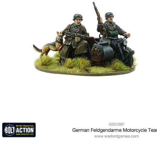 German Feldgendarme motorcycle team