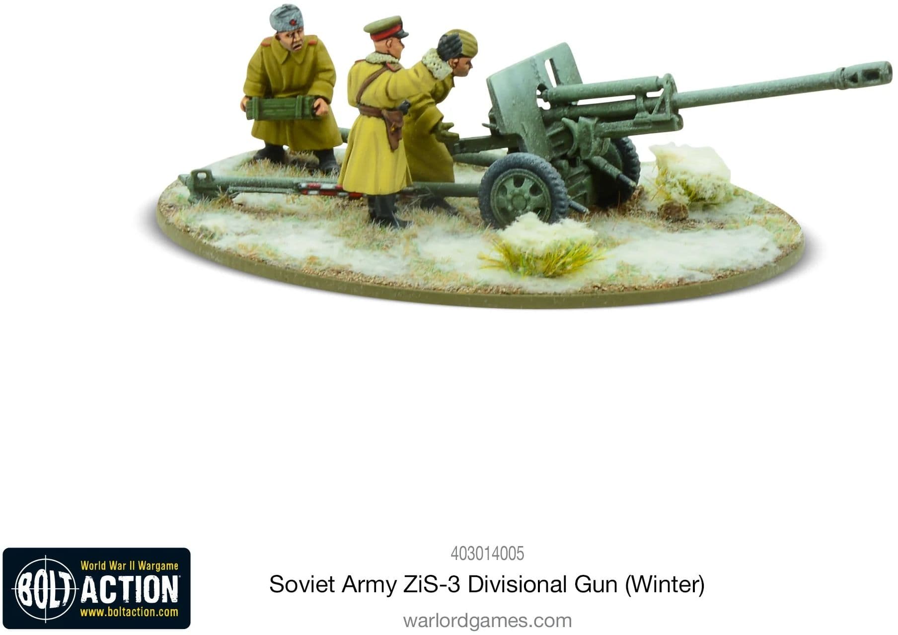Soviet ZIS-3 divisional gun (Winter)