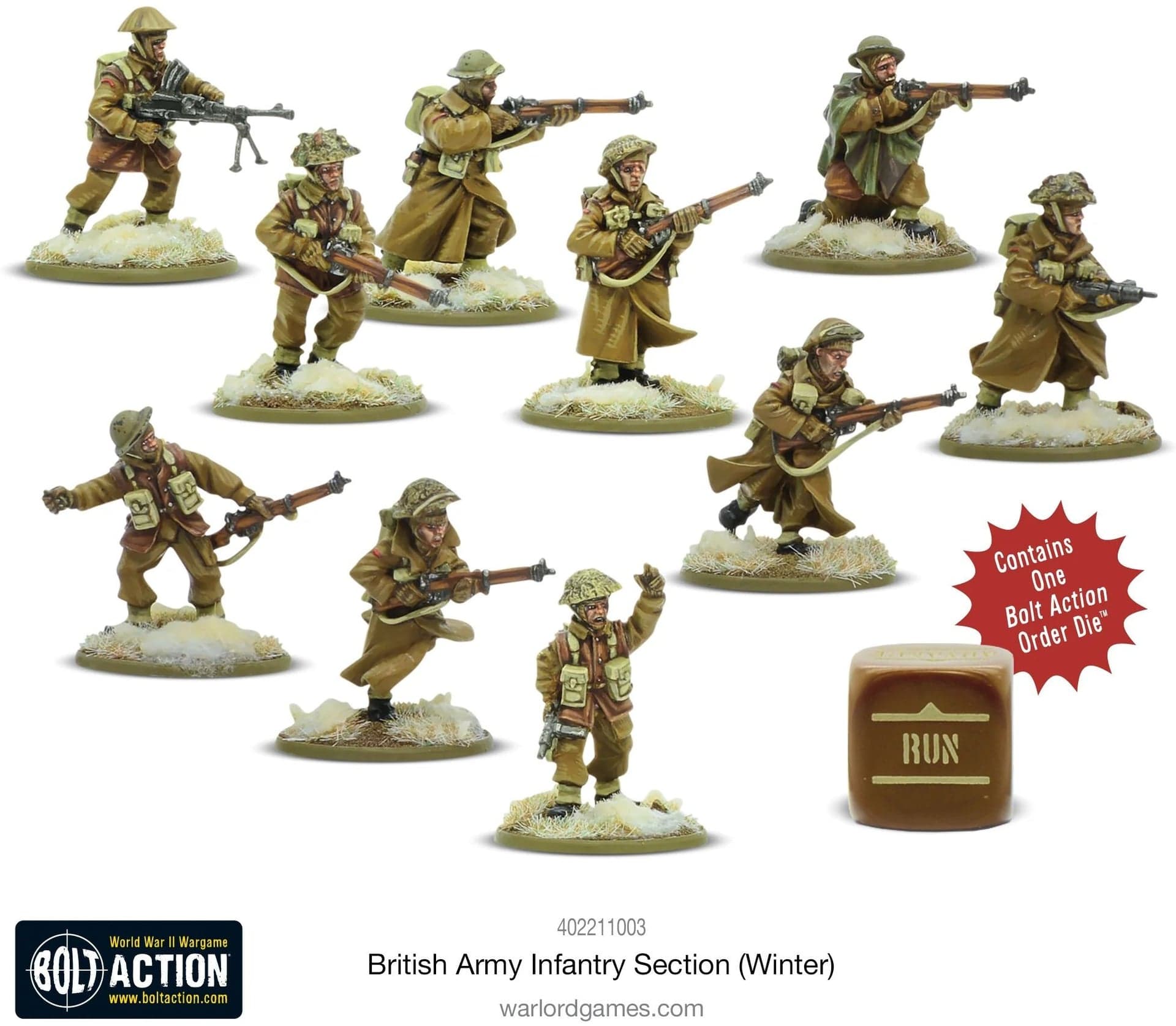 British Infantry section (Winter)