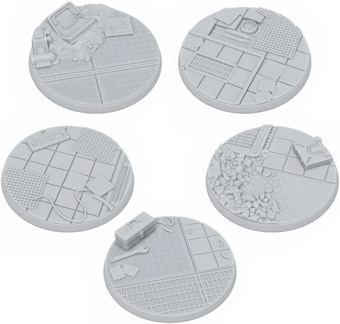 Fallout: Miniatures - 50mm Vault-Tec Scenic Bases