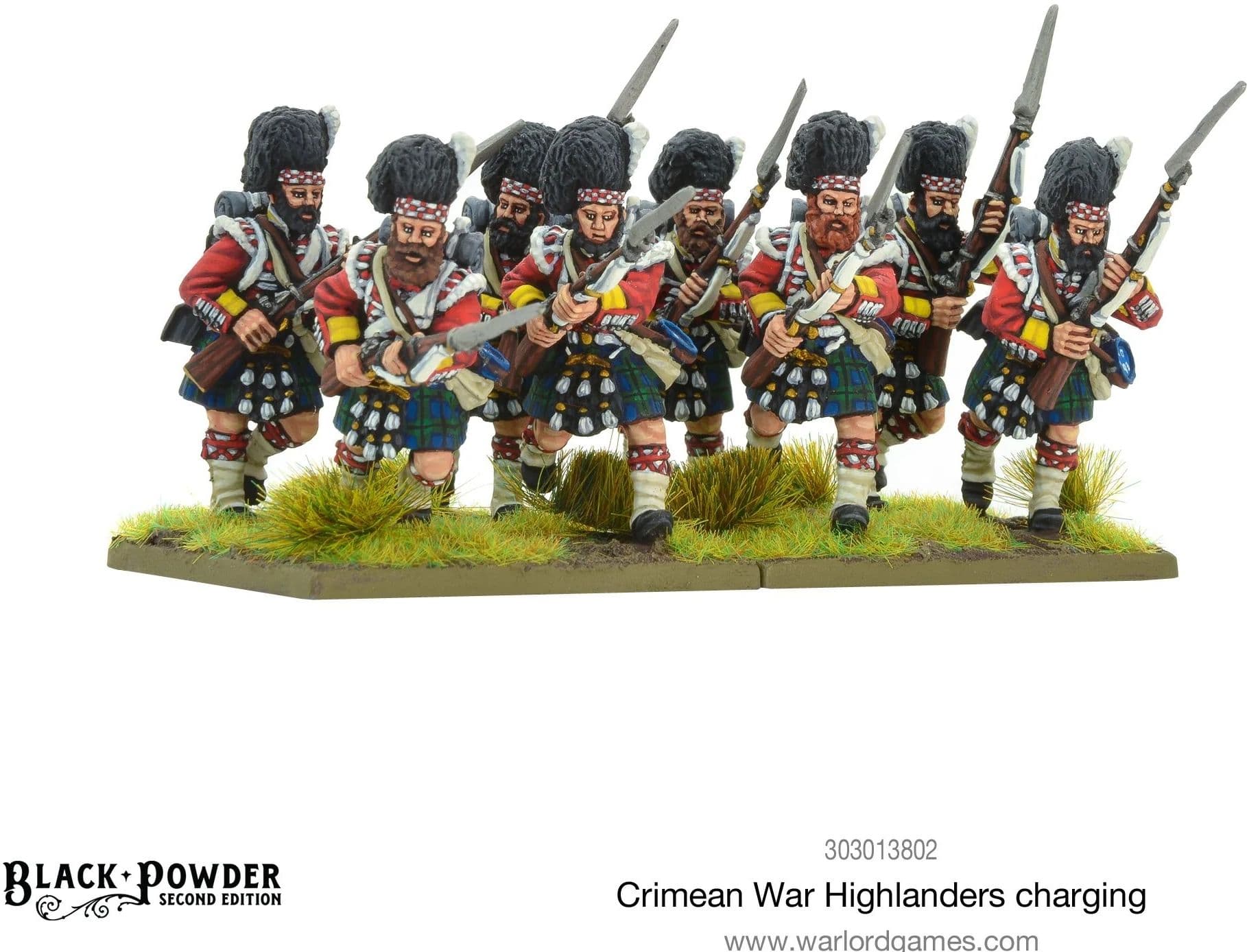 Crimean War Highlanders charging