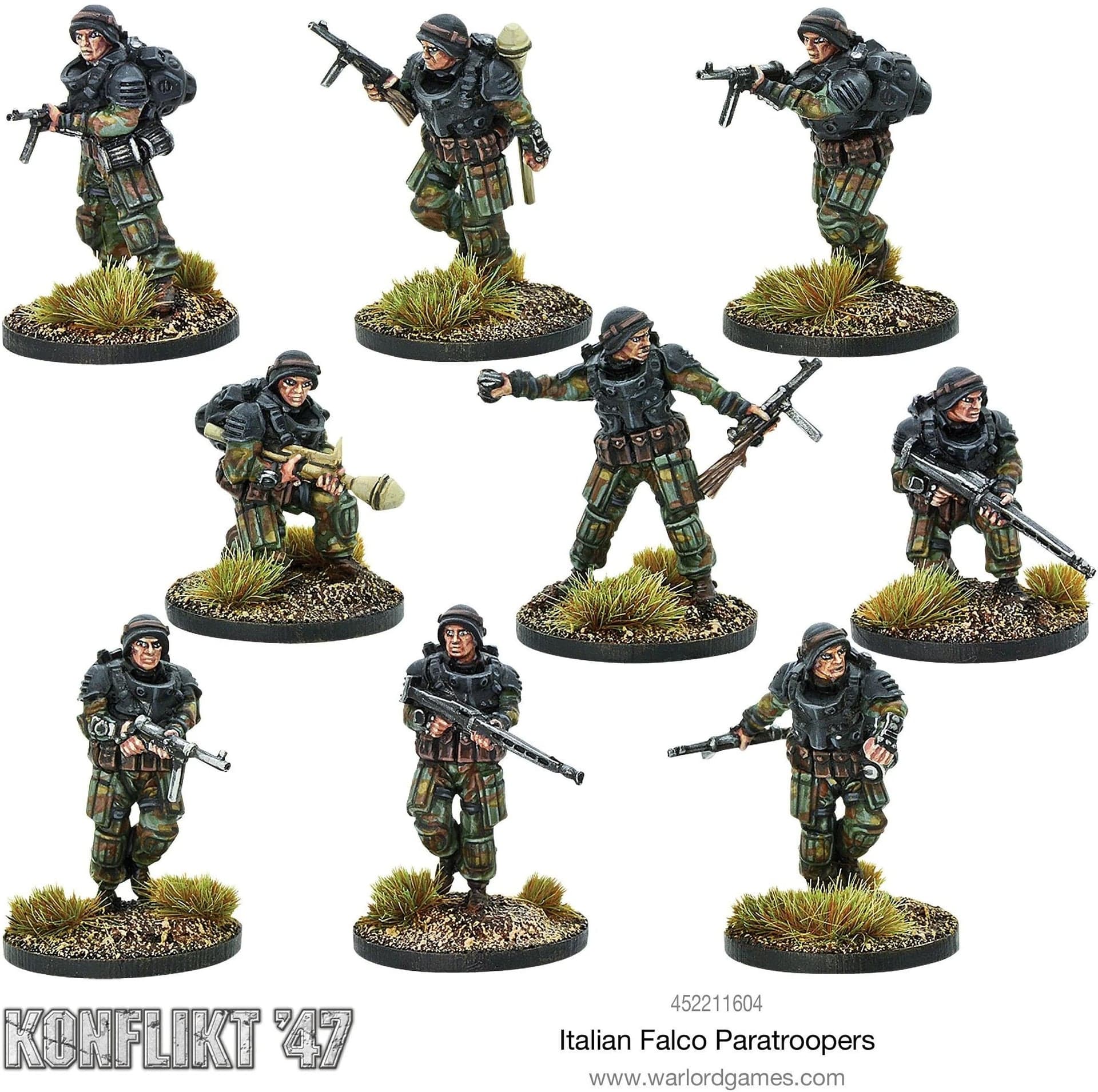 Italian Falco Paratroopers
