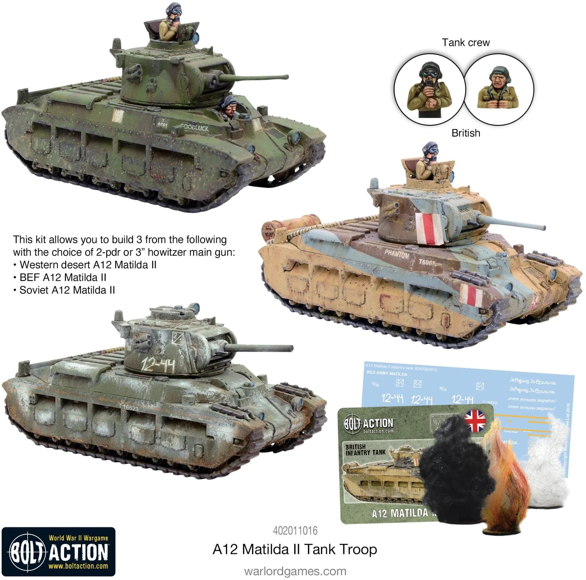 Matilda II troop