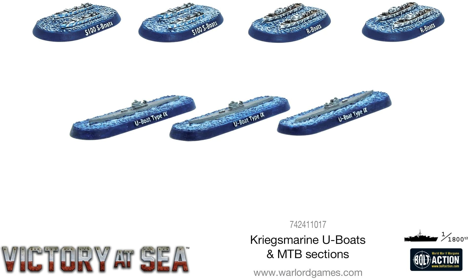Victory at Sea - Kriegsmarine U-Boats & MTB sections