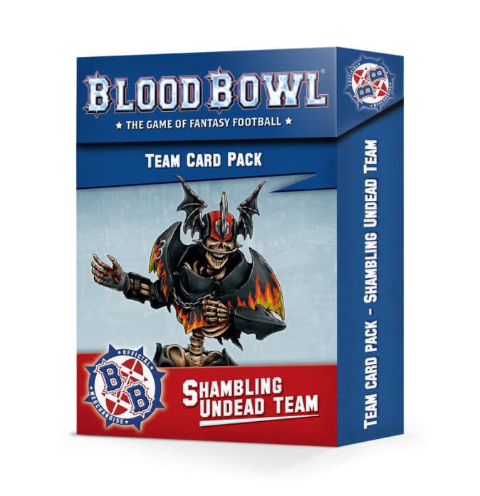 Blood Bowl: Shambling Undead Team cards