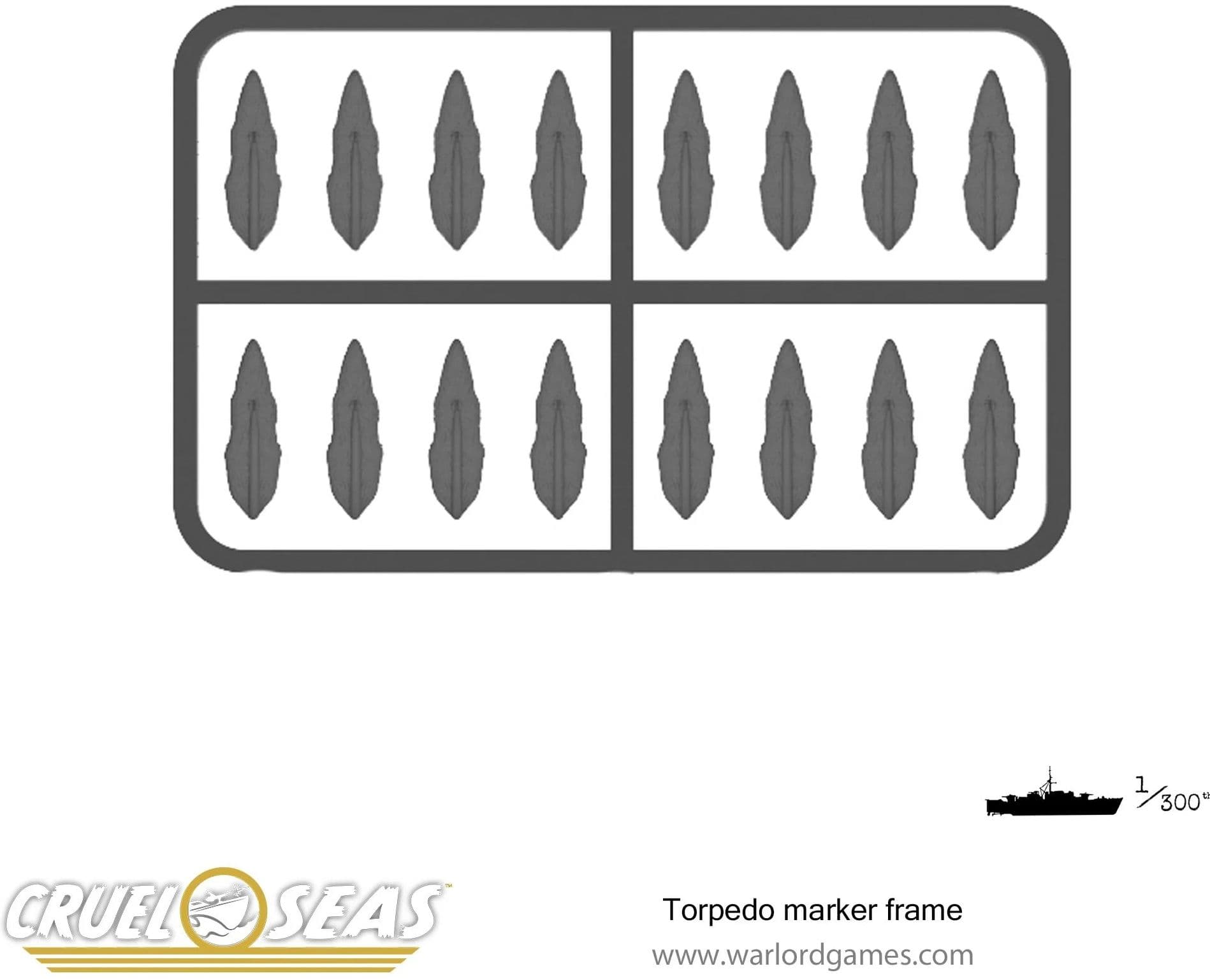 Torpedo marker frame