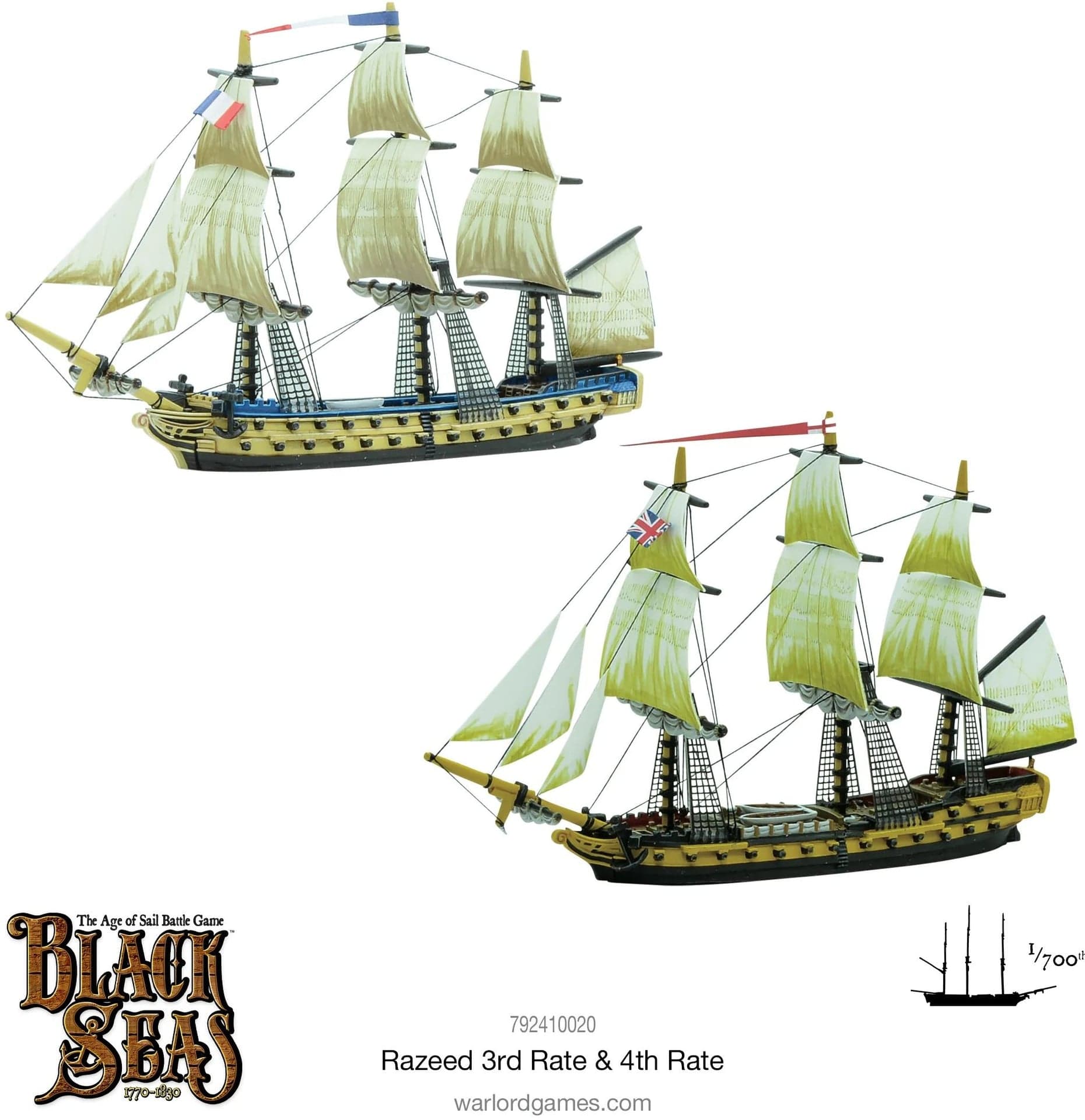 Black Seas: Razeed 3rd Rate & 4th Rate