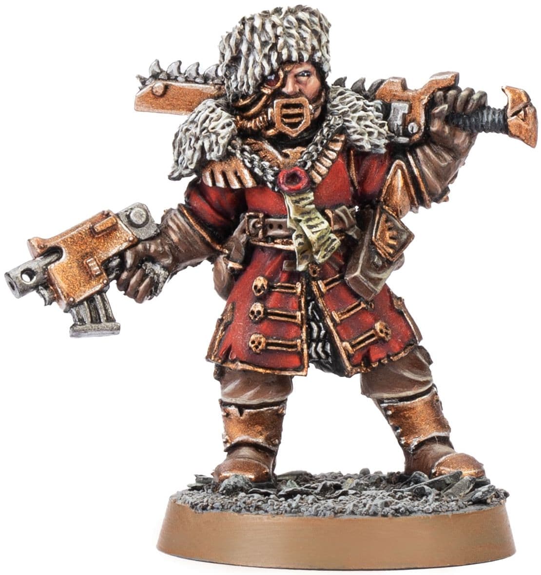 Vostroyan Commander with Chainsword