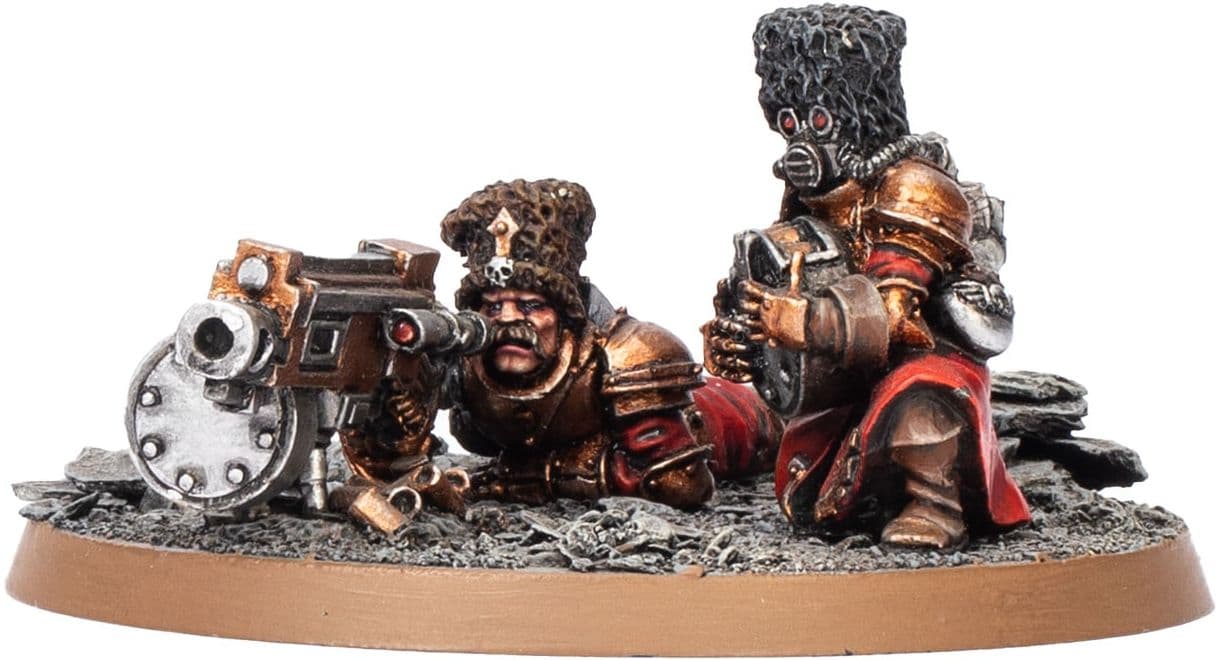 Vostroyan Heavy Bolter Team