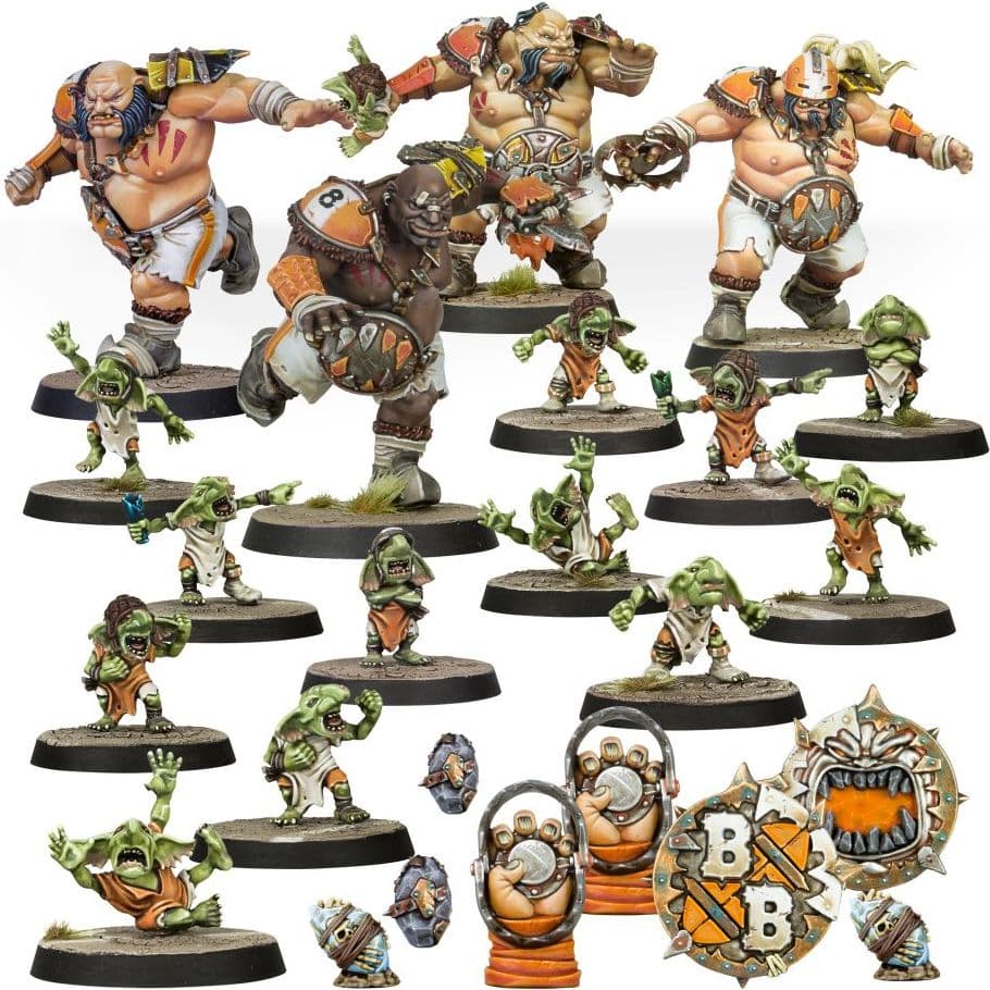 Ogre Blood Bowl Team - Fire Mountain Gut Busters