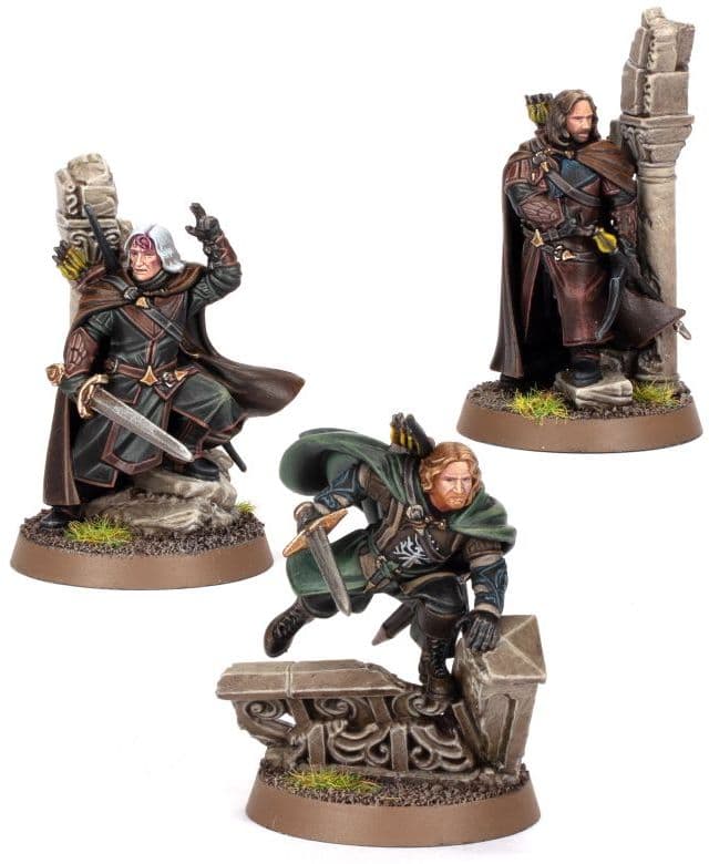 Faramir, Madril and Damrod, Rangers of Ithilien