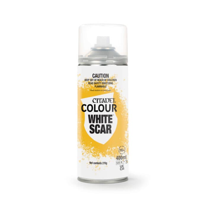 White Scar Paint Spray