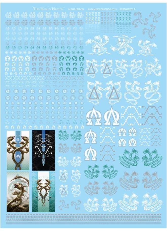 Alpha Legion Transfer Sheet