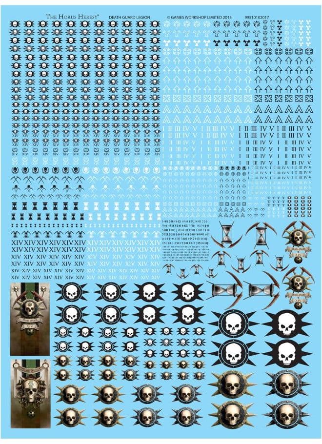 Death Guard Legion Transfer Sheet