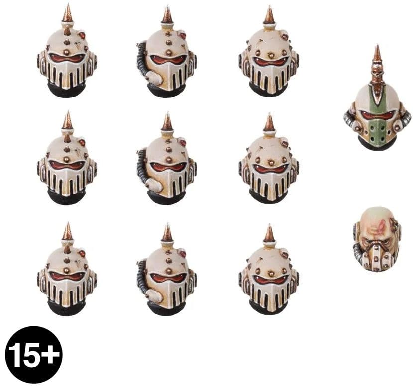 Death Guard MKVI Heads