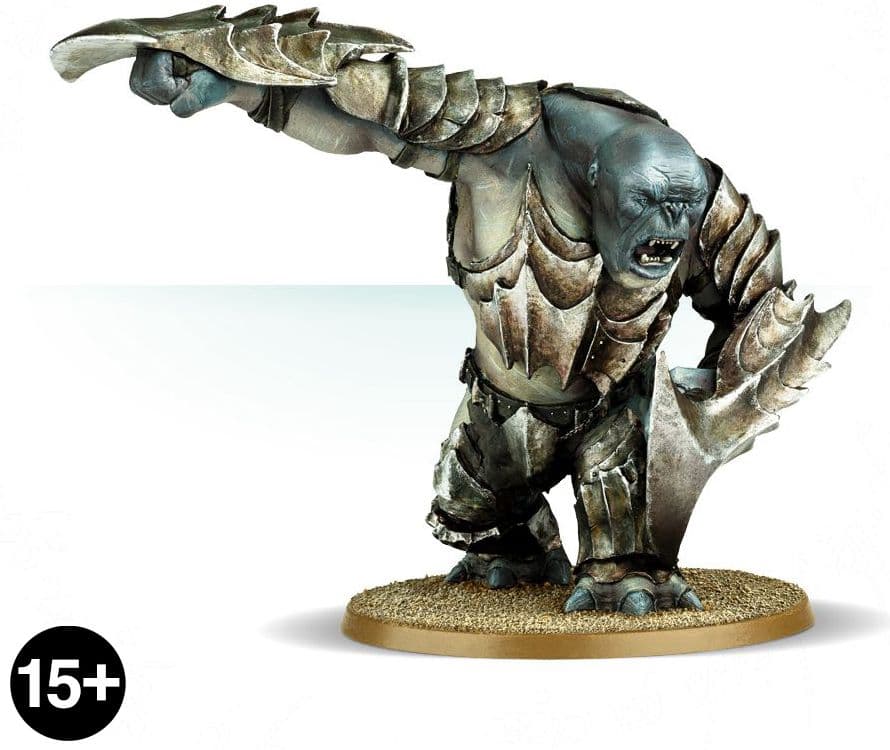 Gundabad Troll with Scythe Gauntlets
