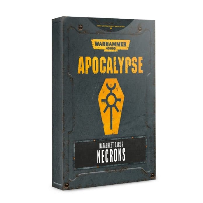 60220110025 Apocalypse Datasheets: Necrons