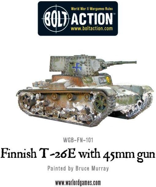 Finnish T-26-E Vickers 6-tonner with 45mm gun