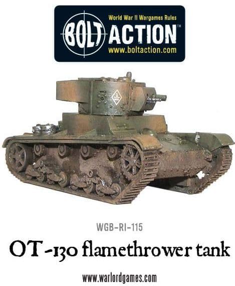 OT-130, flamethrower tank