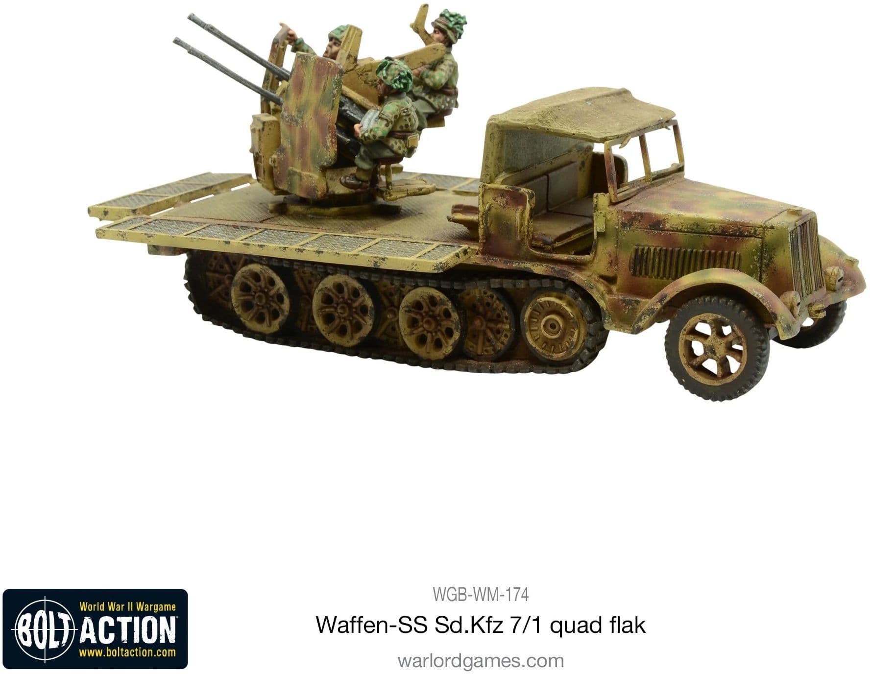 Waffen-SS Sd.Kfz 7/1 quad FlaK