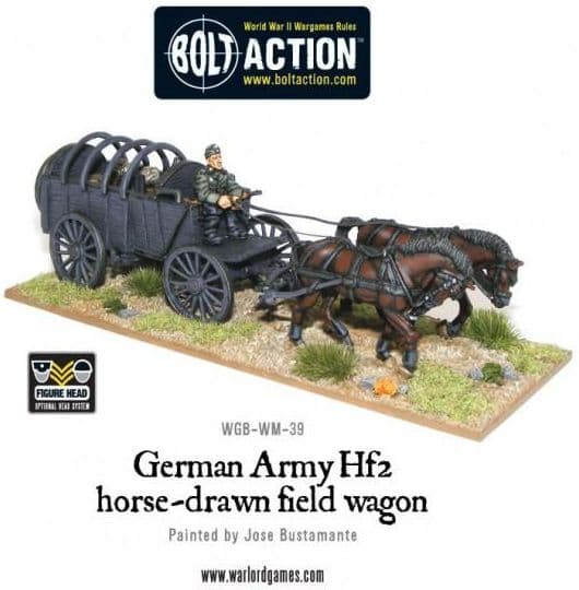 German Army Hf2 horsedrawn field wagon