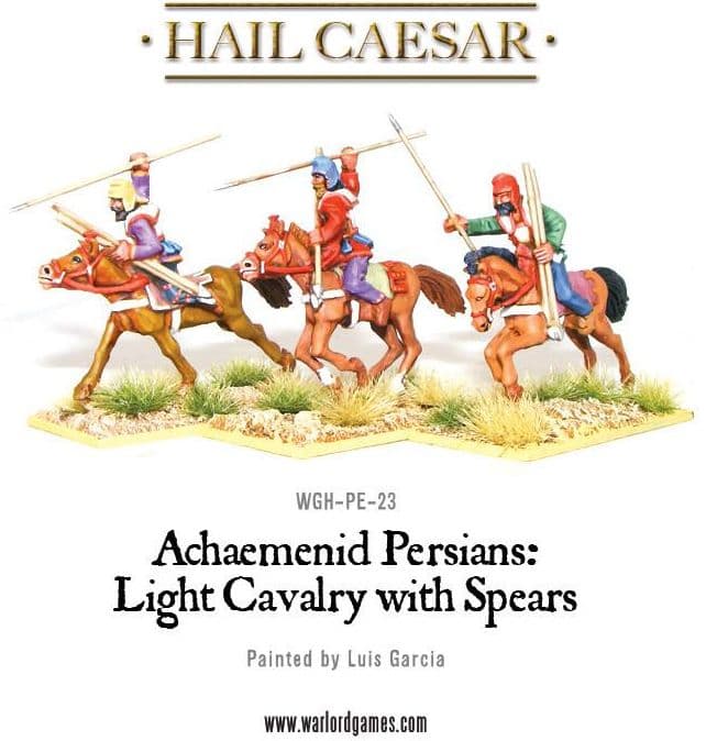 Persian light cavalry with spears
