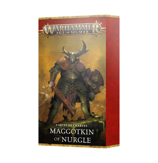 Warscroll Cards Maggotkin of Nurgle FRE - Image 1