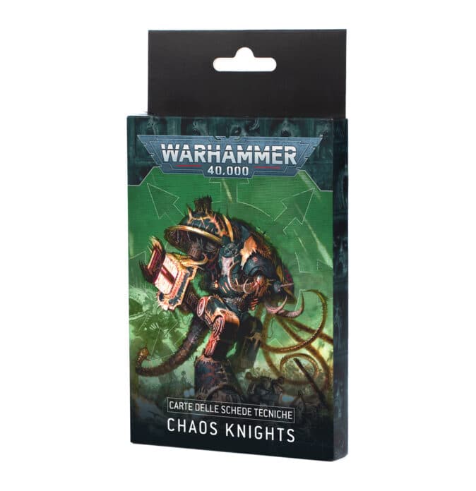 Warhammer 40,000: Datasheet Cards Chaos Knights FRE