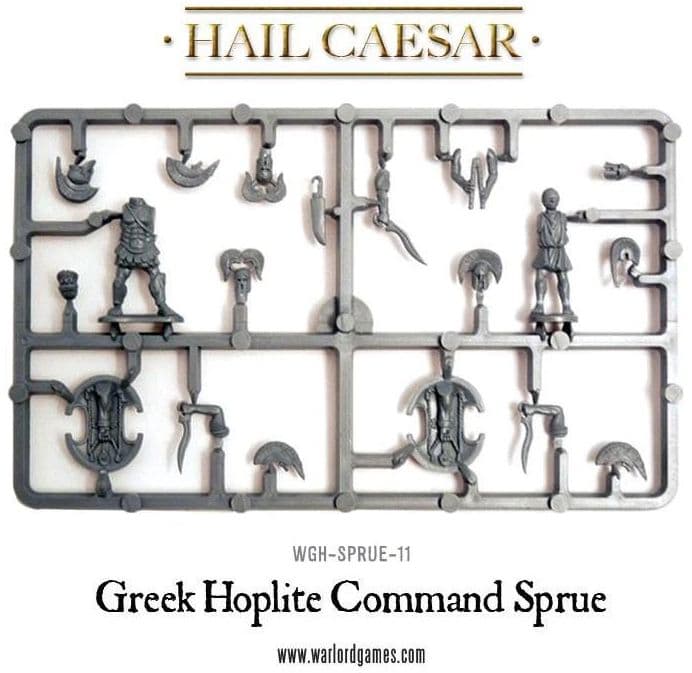 Greek Hoplite Command Sprue - Image 1