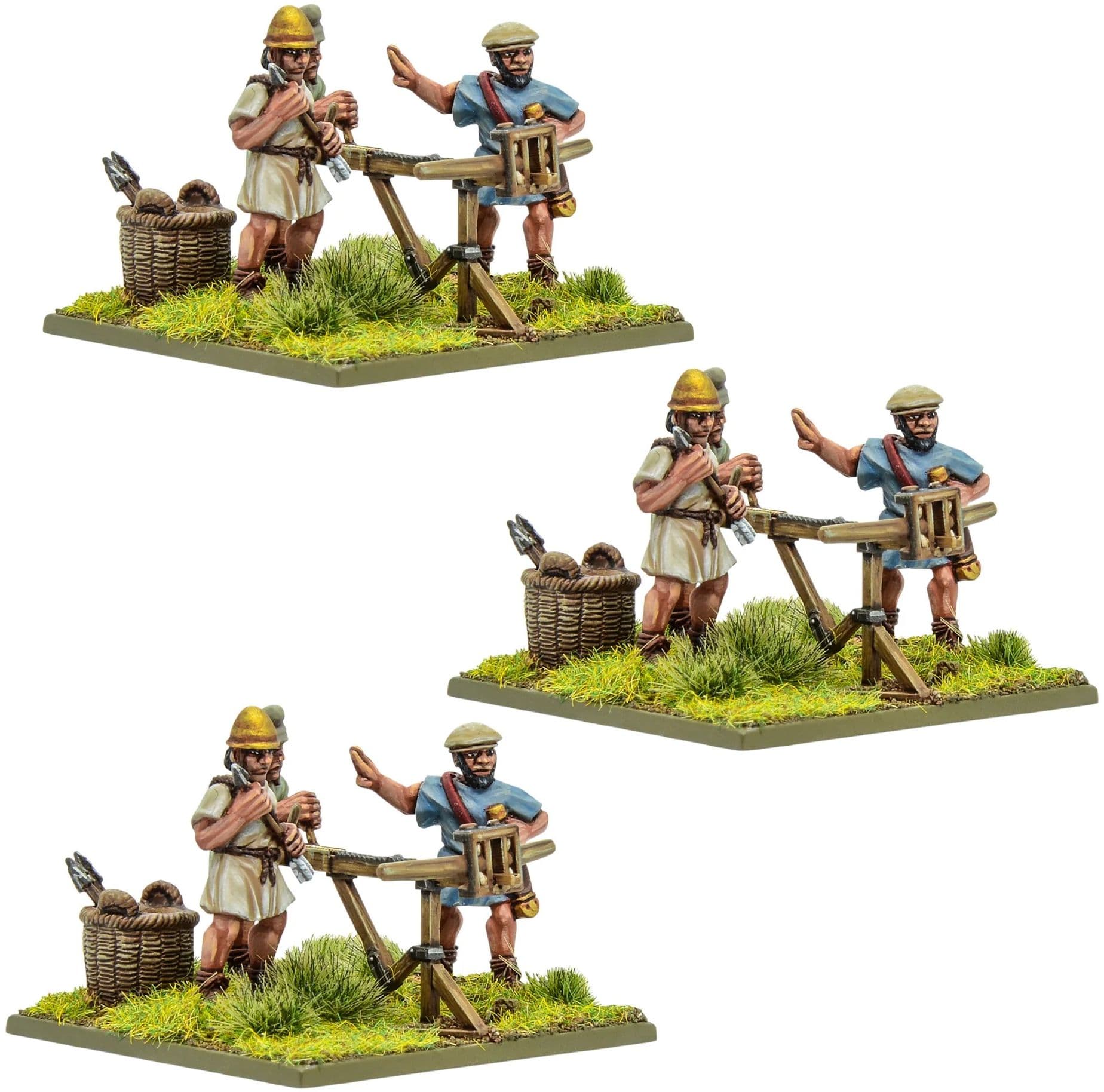 Hellenistic Greek light artillery bolt thrower battery